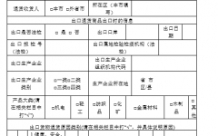 貨物(wù)退運情況登記表(模闆)